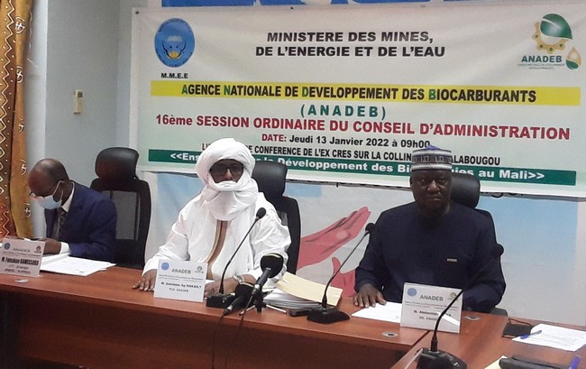 Abdoulaye Kaya lors de la 16e session ordinaire du conseil d'administration de l'ANADEB : "Le programme 2022 d'un coût estimatif de 18 256 770 000 de Fcfa  contribuera à l'atteinte de l'objectif global de la Politique énergétique nationale dans son volet sous-secteur  des Energies renouvelables"