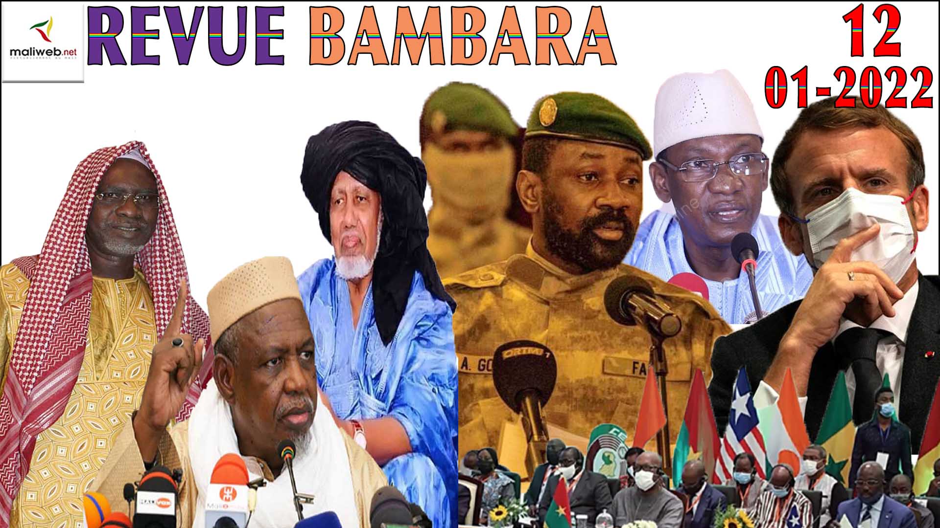 La Revue de Presse en Bambara du 12 Janvier 2022
