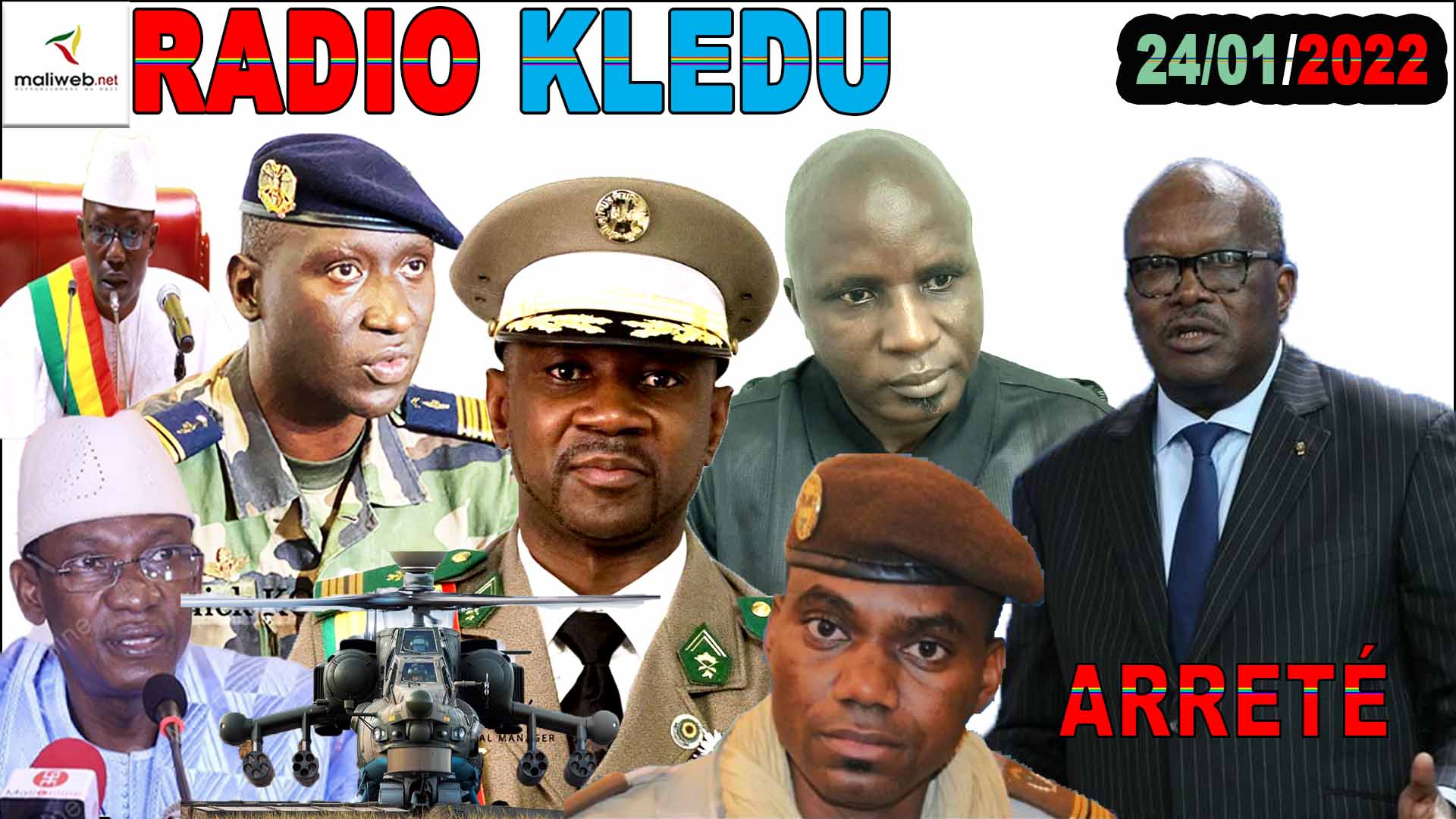 La Revue de Presse de la RADIO KLEDU du 24 JANVIER 2022