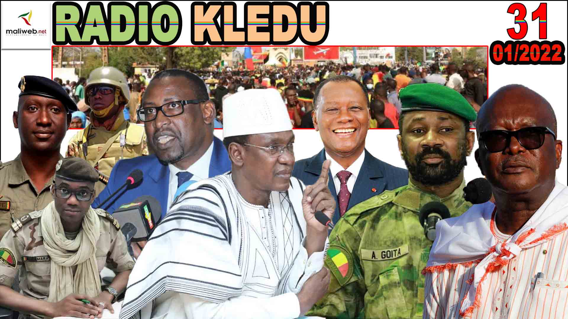 La Revue de Presse de la RADIO KLEDU du 31 JANVIER 2022