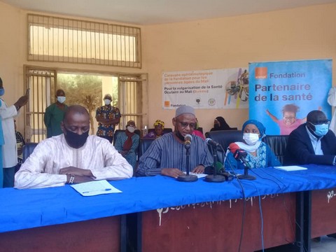 Clôture de la caravane ophtalmologique édition 2021 : La fondation contribue à la lutte contre la cécité avec un apport de 28 millions de F CFA