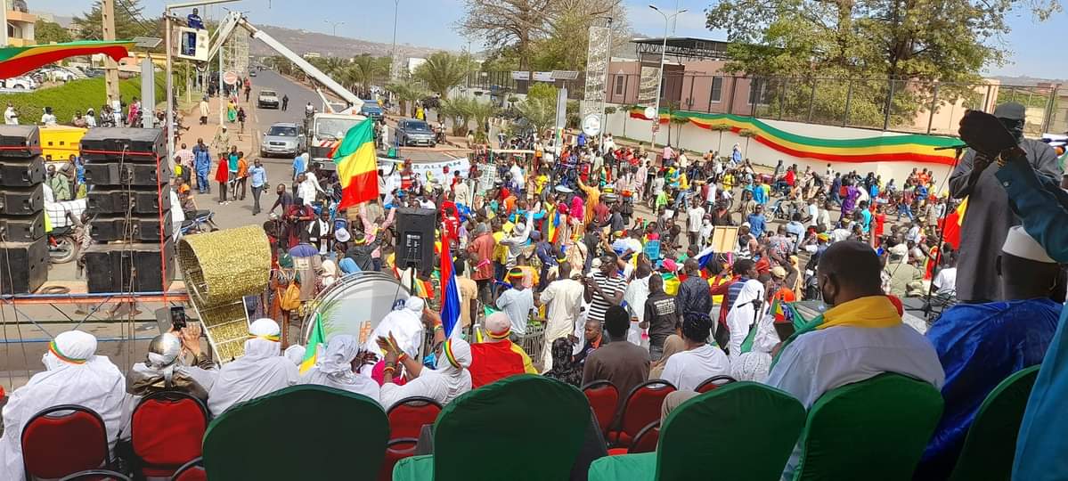 Mali: Les premières images depuis le boulevard de l'indépendance 14 Janvier 2022