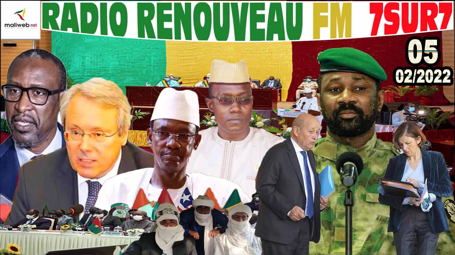 Emission 7SUR7 de la RADIO RENOUVEAU FM du 05 Février 2022