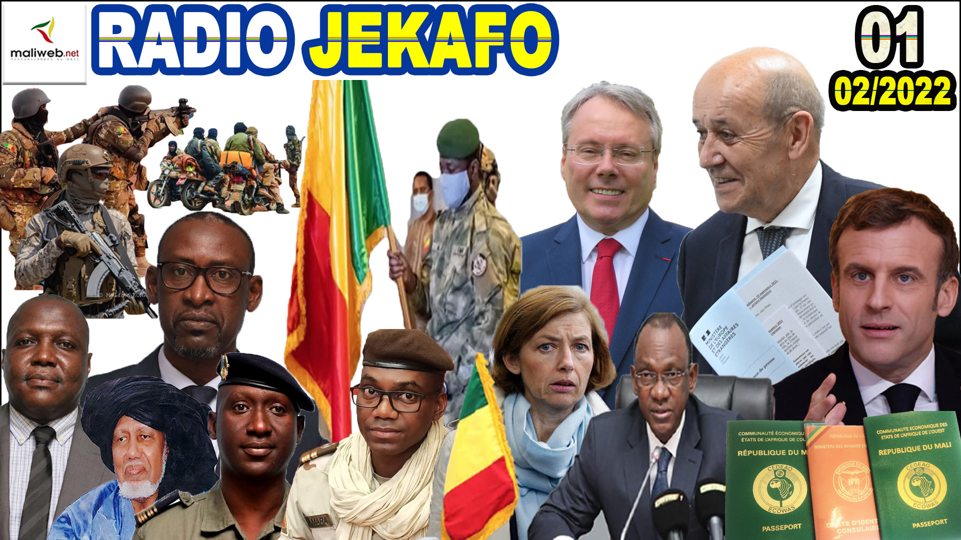 La Revue de Presse de la RADIO JEKAFO du 01 FÉVRIER 2022