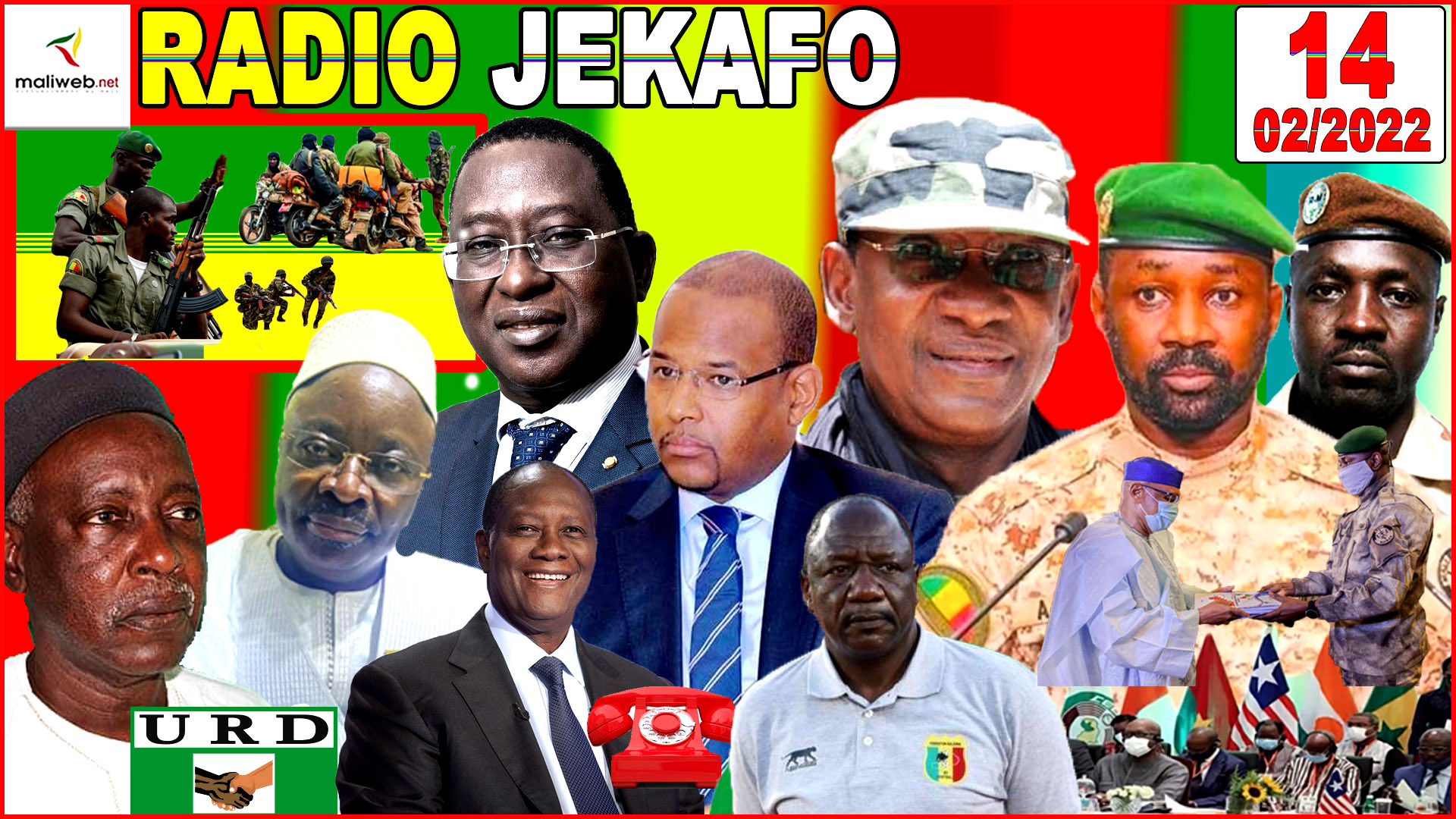 La Revue de Presse de la RADIO JEKAFO du 14 Février 2022