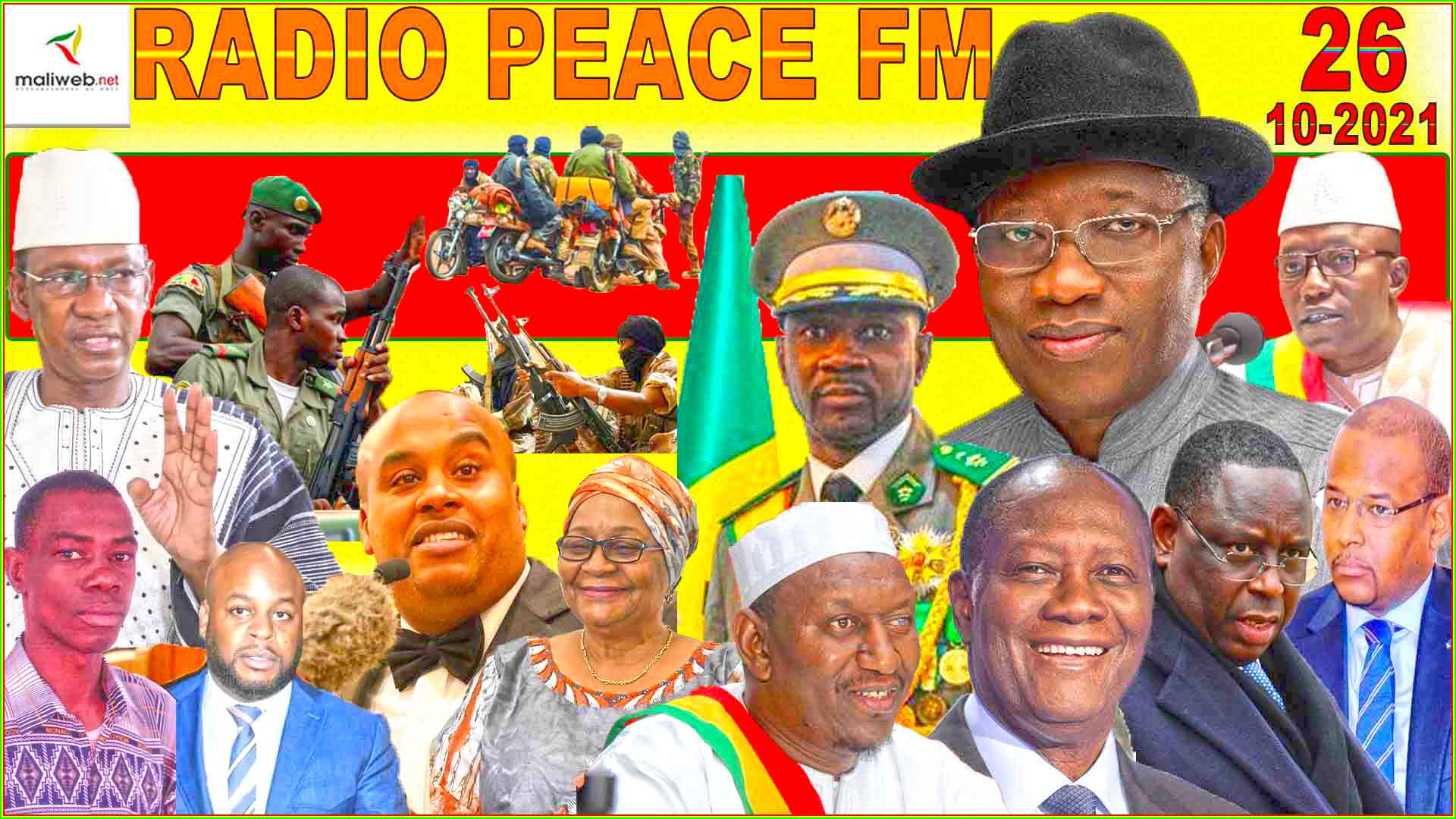 La Revue de Presse de la RADIO PEACE FM du 26 Février 2022