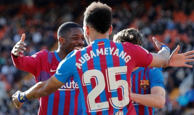 Liga : le FC Barcelone se balade à Valence, Aubameyang double buteur