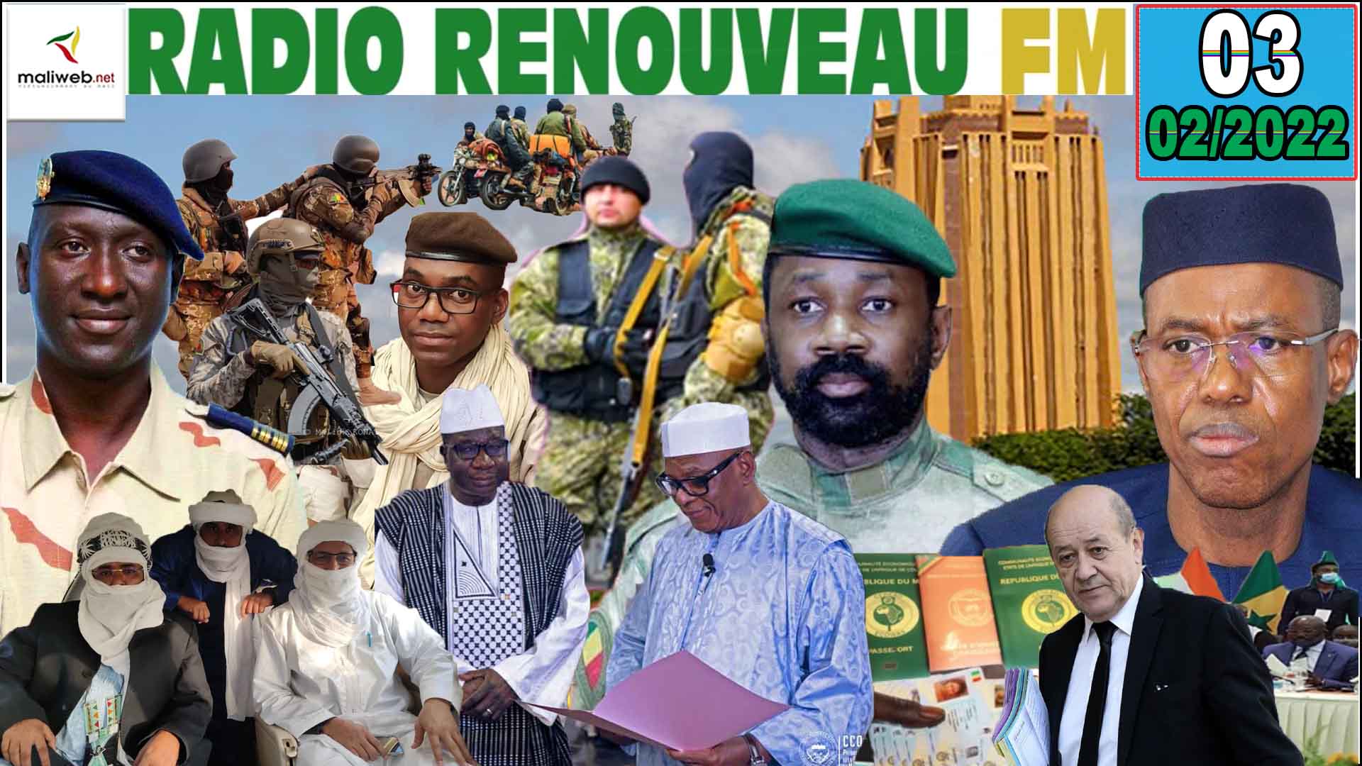 La Revue de Presse de la RADIO RENOUVEAU FM du 03 FÉVRIER 2022