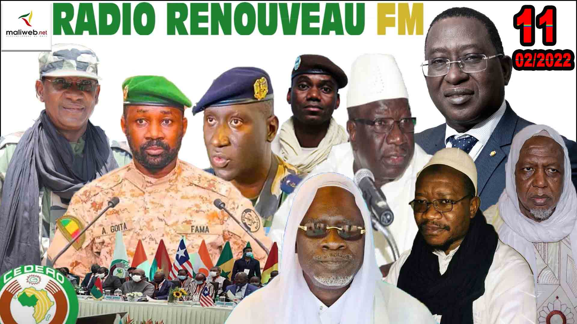 La Revue de Presse de la RADIO RENOUVEAU FM du 11 Février 2022