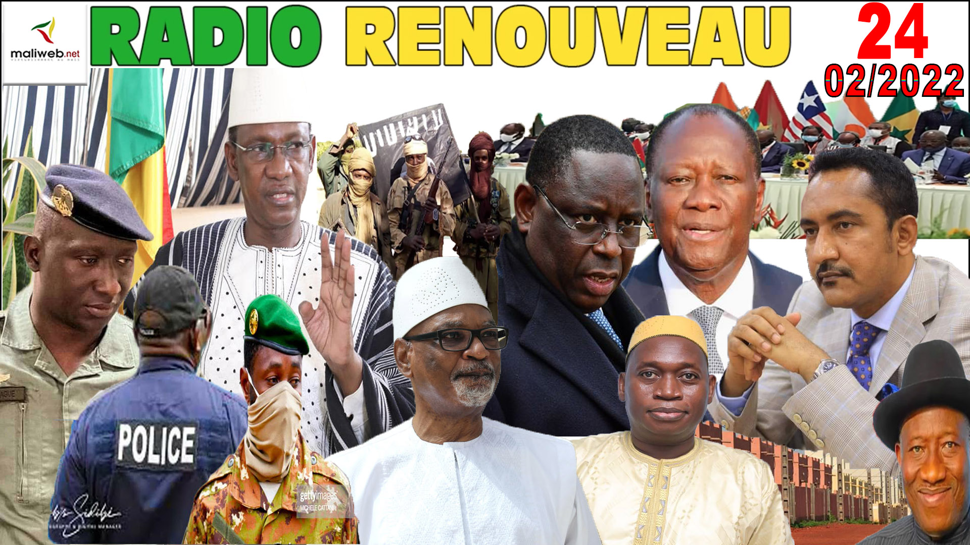 La Revue de Presse de la RADIO RENOUVEAU FM du 24 Février 2022