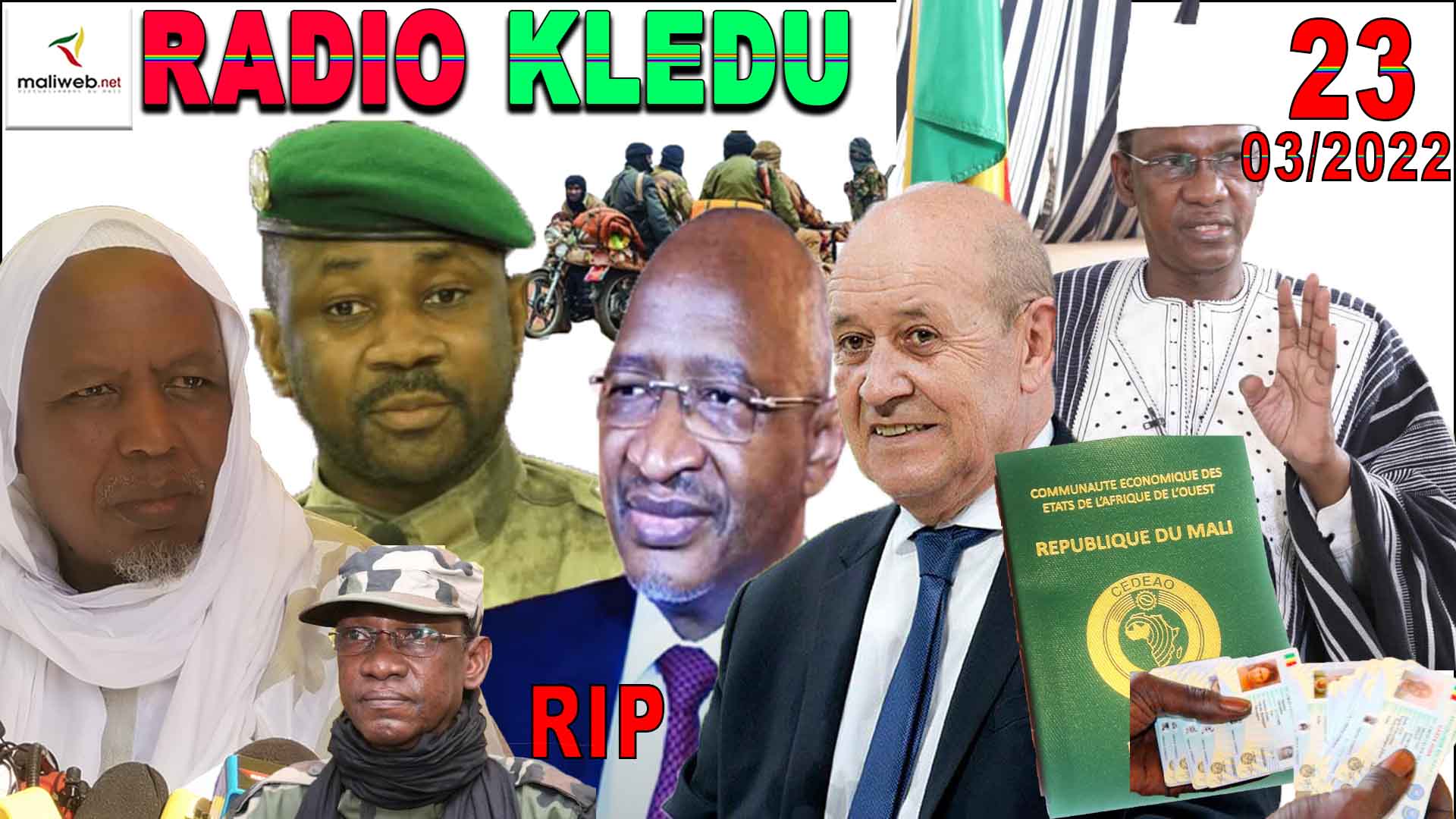 La Revue de Presse de la RADIO KLEDU du 23 MARS 2022