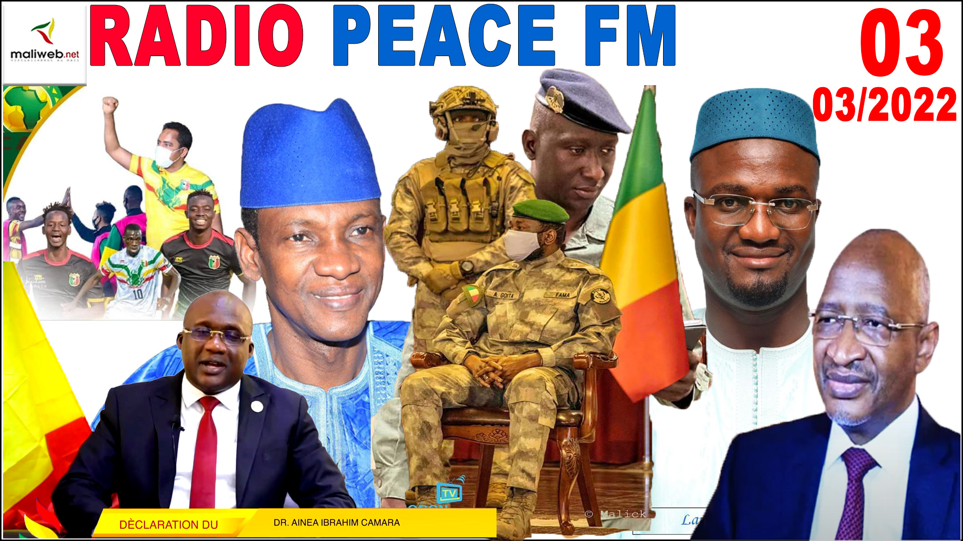 La Revue de Presse de la RADIO PEACE FM du 03 MARS 2022