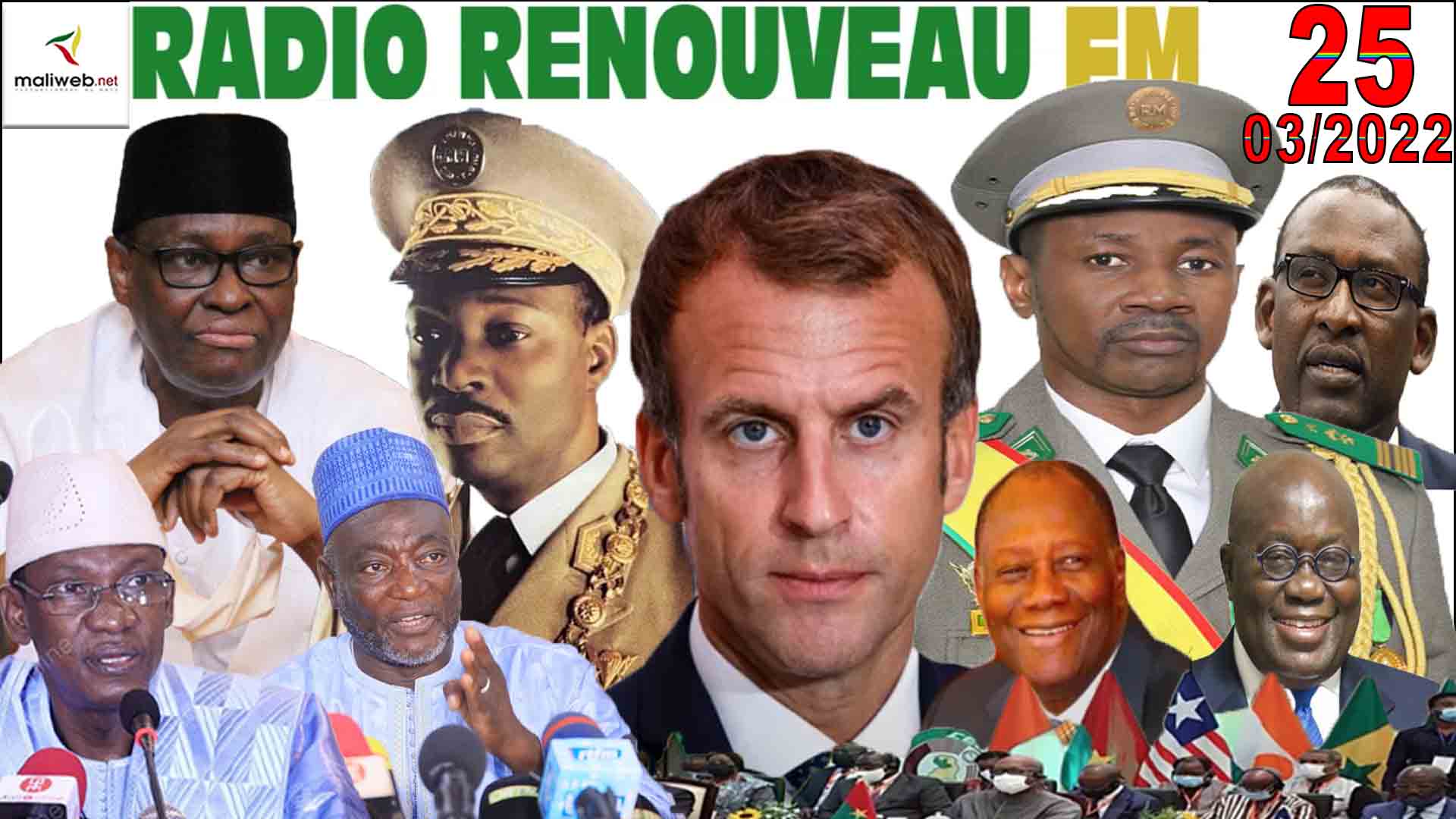 La Revue de Presse de la RADIO RENOUVEAU FM du 25 MARS 2022