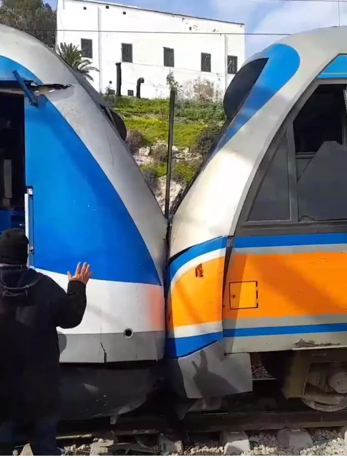 collision entre deux trains