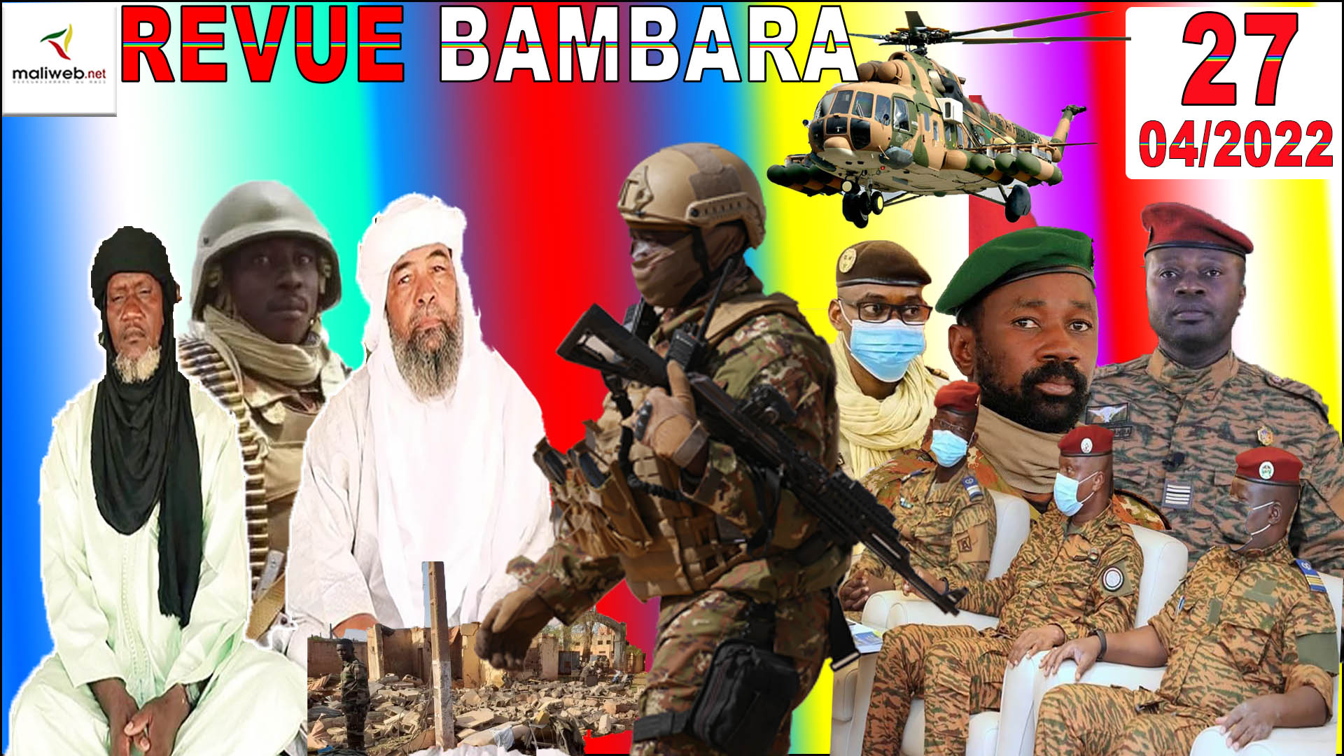 La Revue de Presse en Bambara du 27 Avril 2022