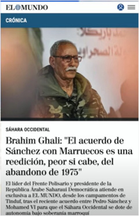 Brahim Ghali sort sur son mutisme mais refuse de répondre aux questions qui fâchent