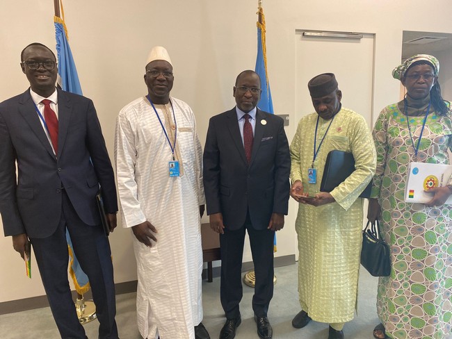 Nations Unies : Yacouba KATILE reçu par le Président de l’ECOSOC