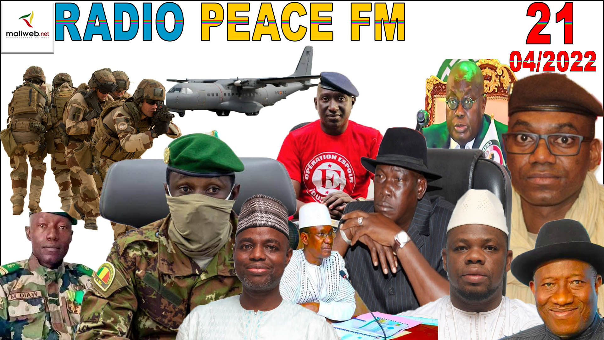 La Revue de Presse de la RADIO PEACE FM du 21 AVRIL 2022