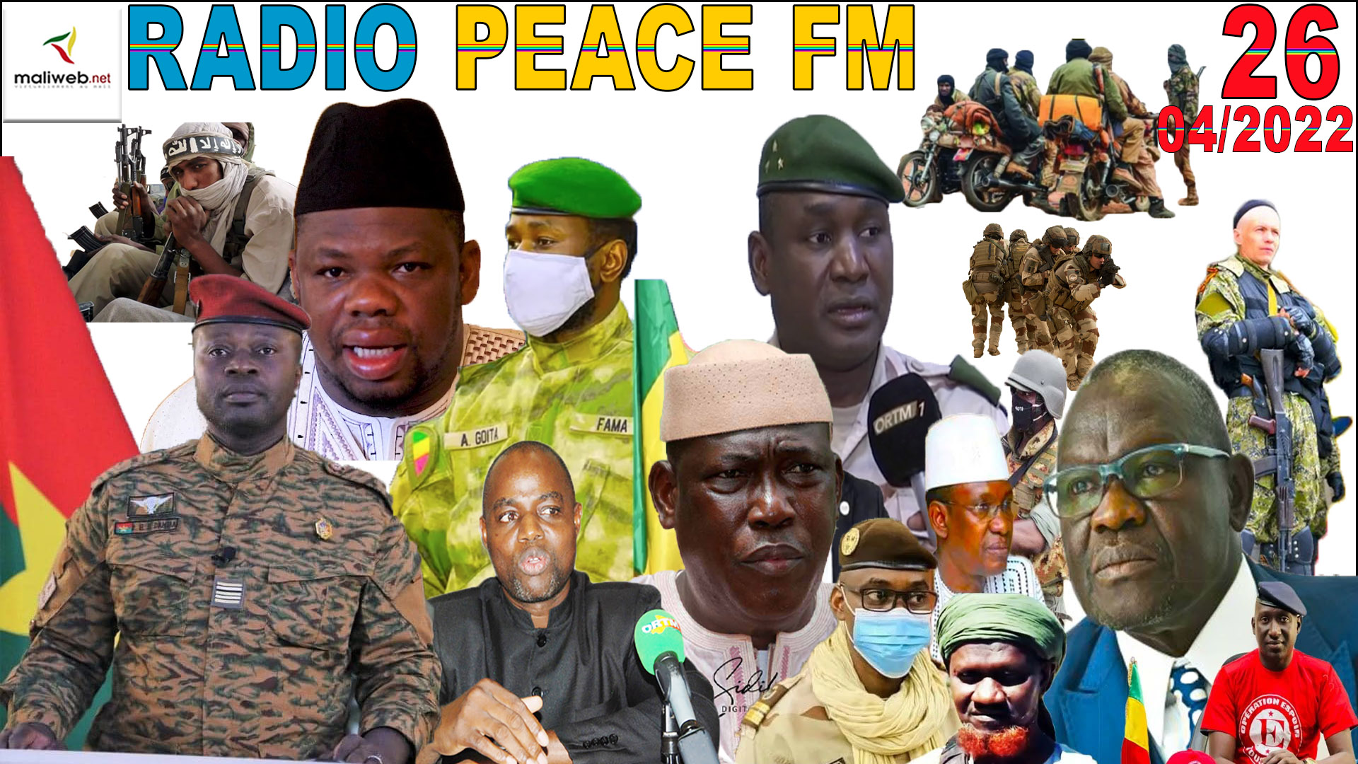 La Revue de Presse de la RADIO PEACE FM du 26 AVRIL 2022