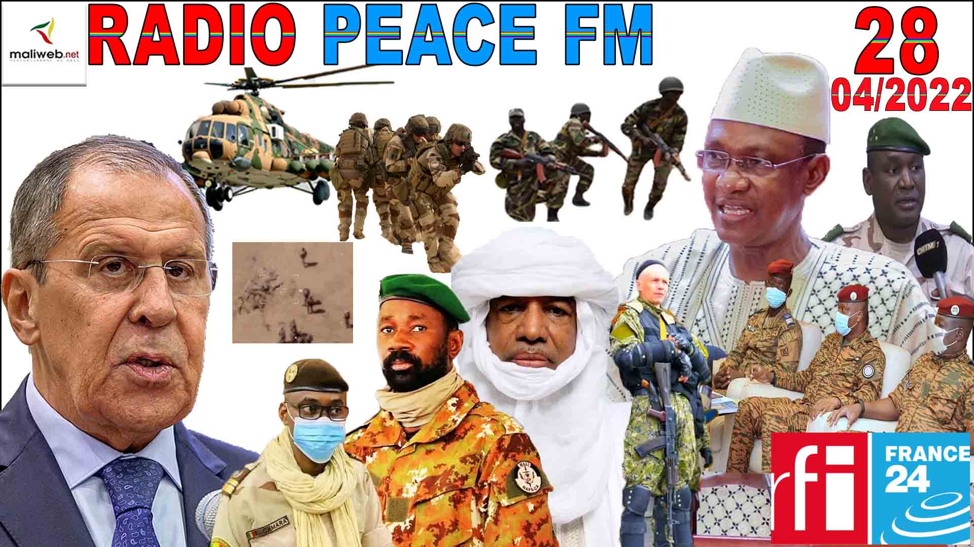 La Revue de Presse de la RADIO PEACE FM du 28 AVRIL 2022