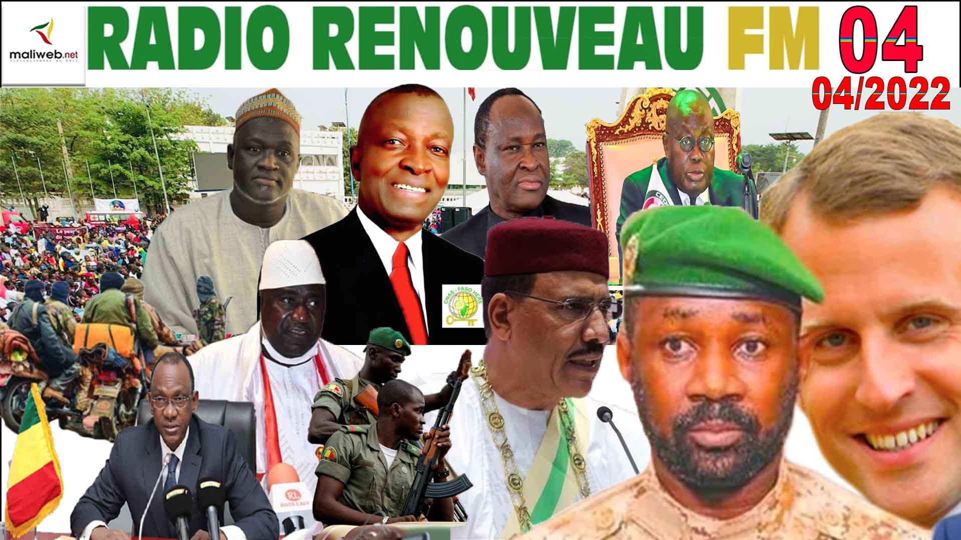 La Revue de Presse de la RADIO RENOUVEAU FM du 04 AVRIL 2022