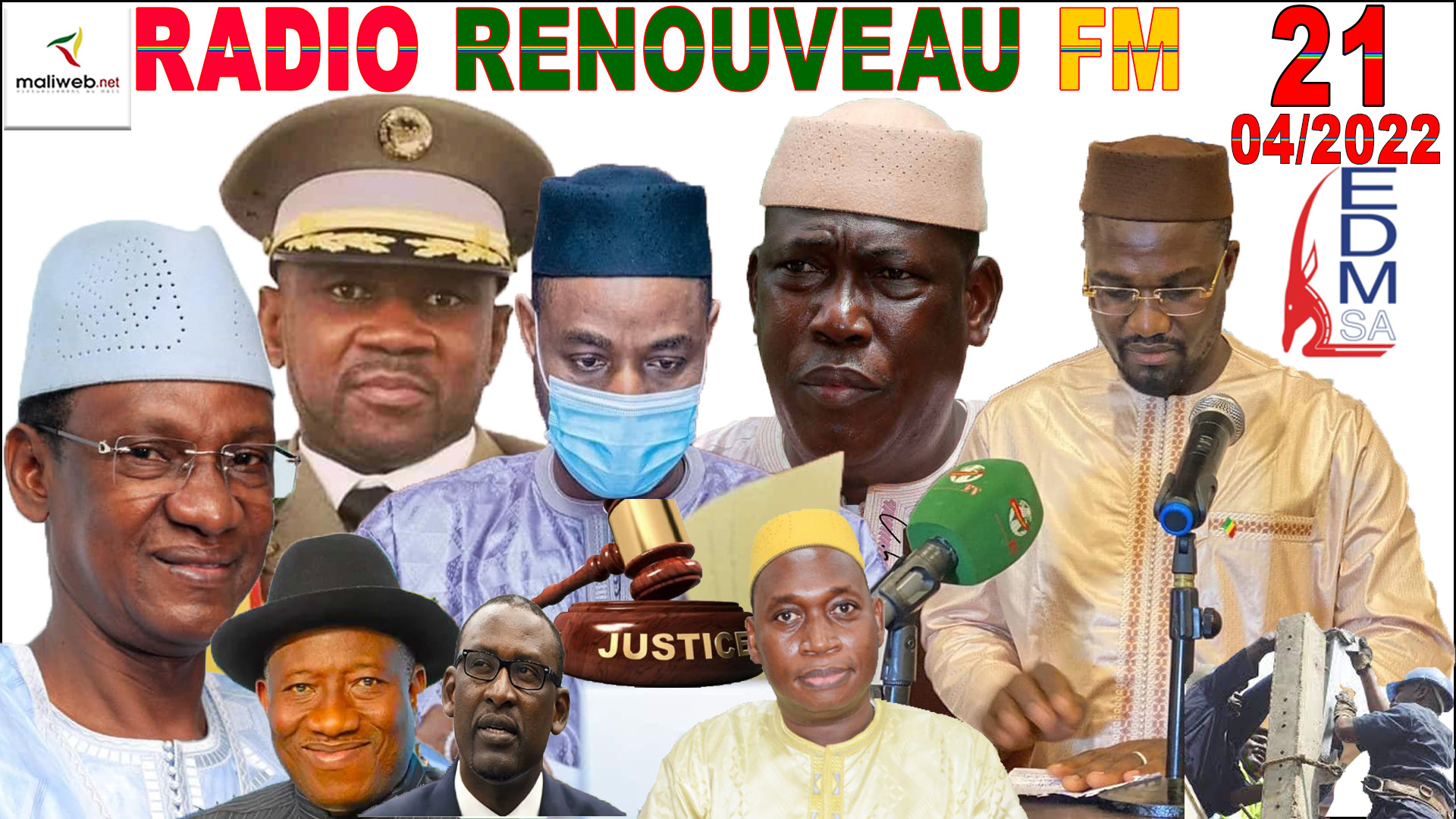 La Revue de Presse de la RADIO RENOUVEAU FM du 21 AVRIL 2022