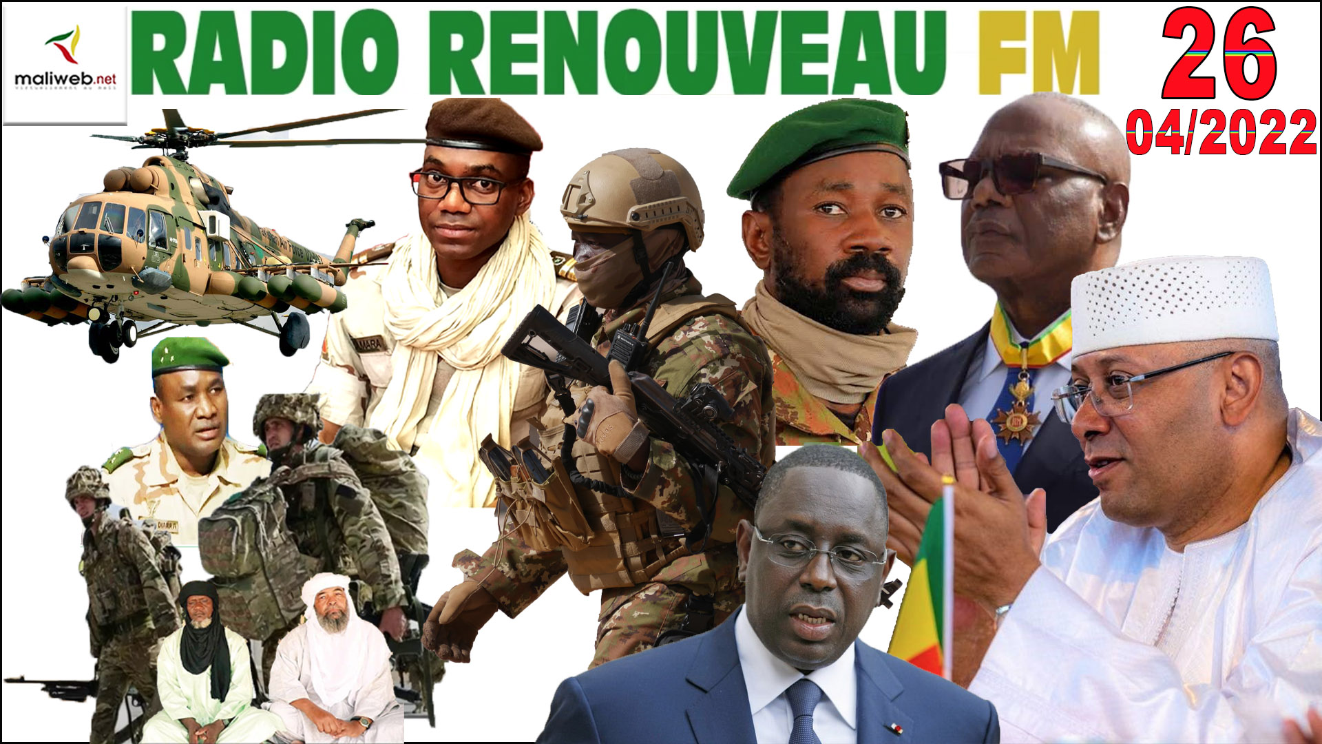 La Revue de Presse de la RADIO RENOUVEAU FM du 26 AVRIL 2022