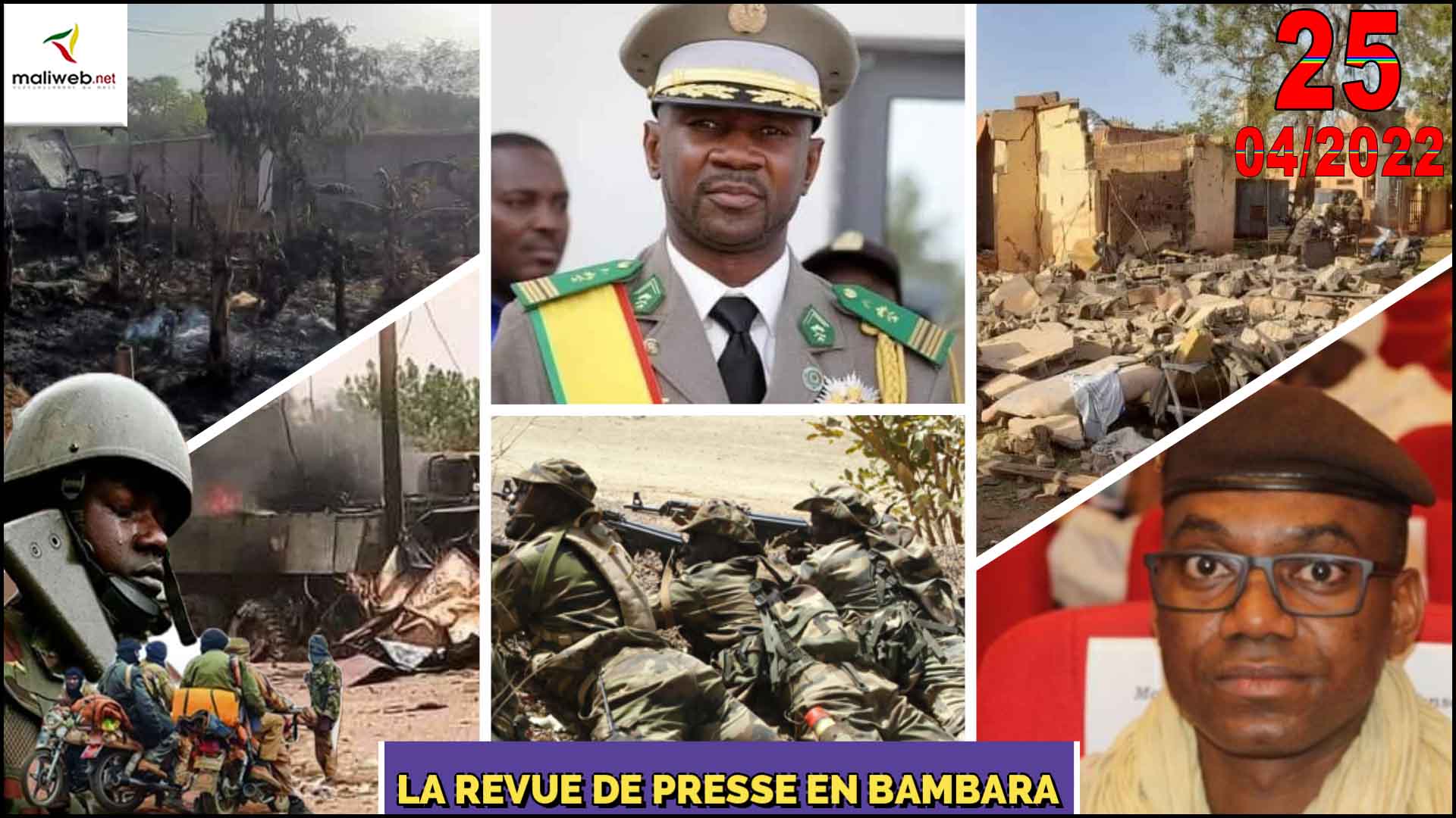 La Revue de Presse en Bambara du 25 Avril 2022