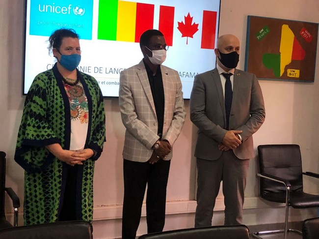 Lutte contre la malnutrition :  Le Canada épaule l’Unicef