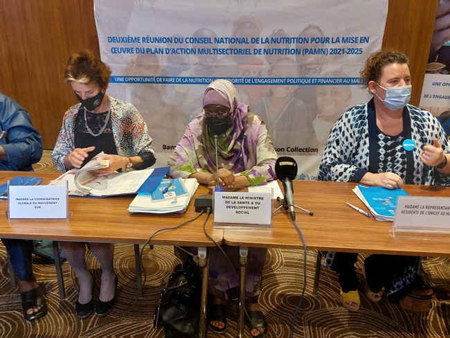 Mali : le coût de la malnutrition s’élève à environ 265 milliards de FCFA par an, selon la ministre de la Santé et du Développement social
