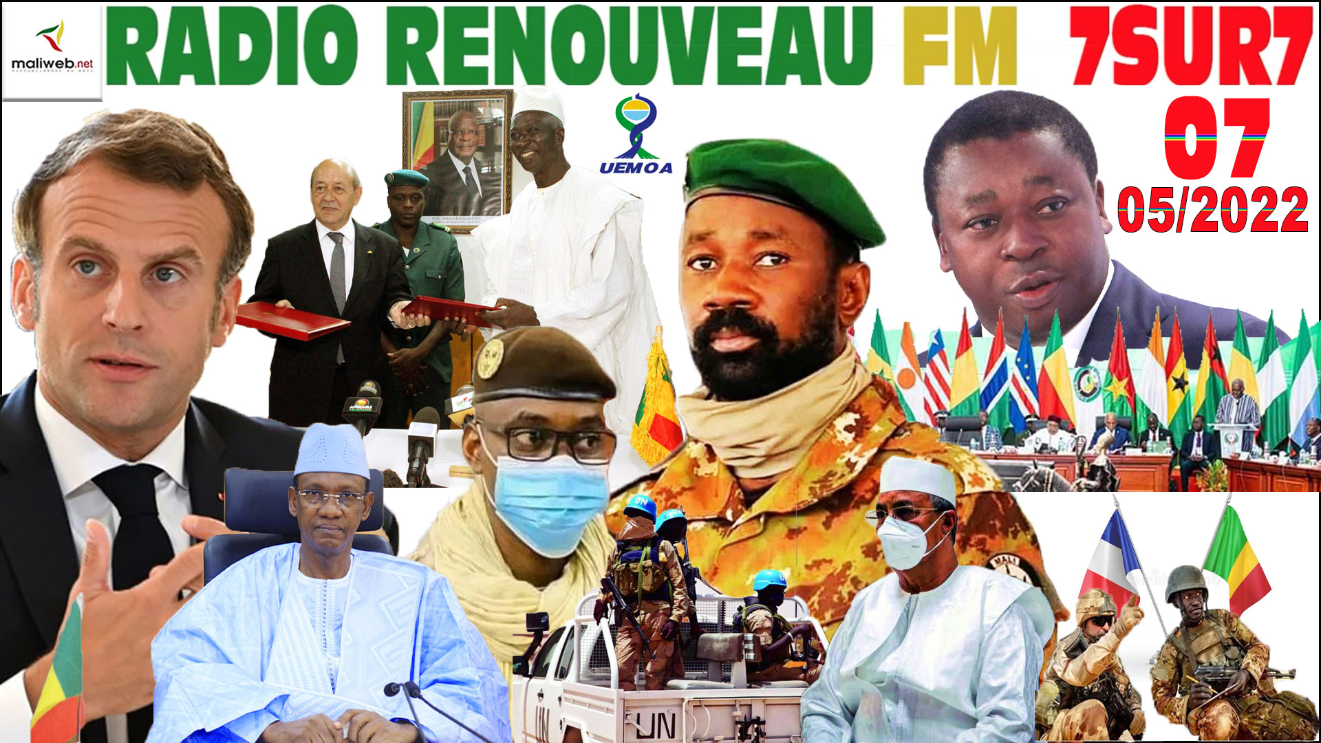 Emission 7SUR7 de la RADIO RENOUVEAU FM du 07 MAI 2022