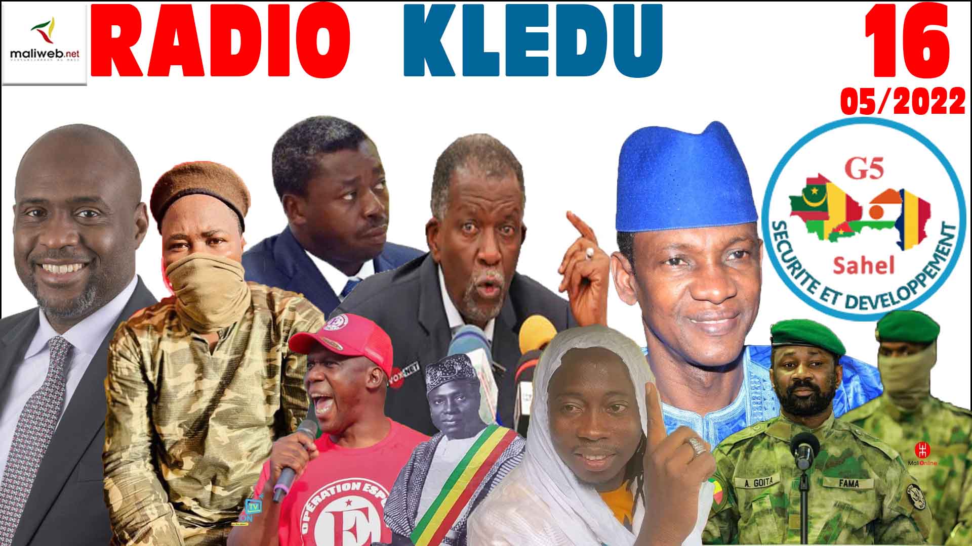La Revue de Presse de la RADIO KLEDU du 16 MAI 2022