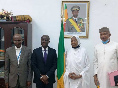 Éducation nationale : Le Directeur-pays du PAM chez Mme Sidibé Dédéou Ousmane