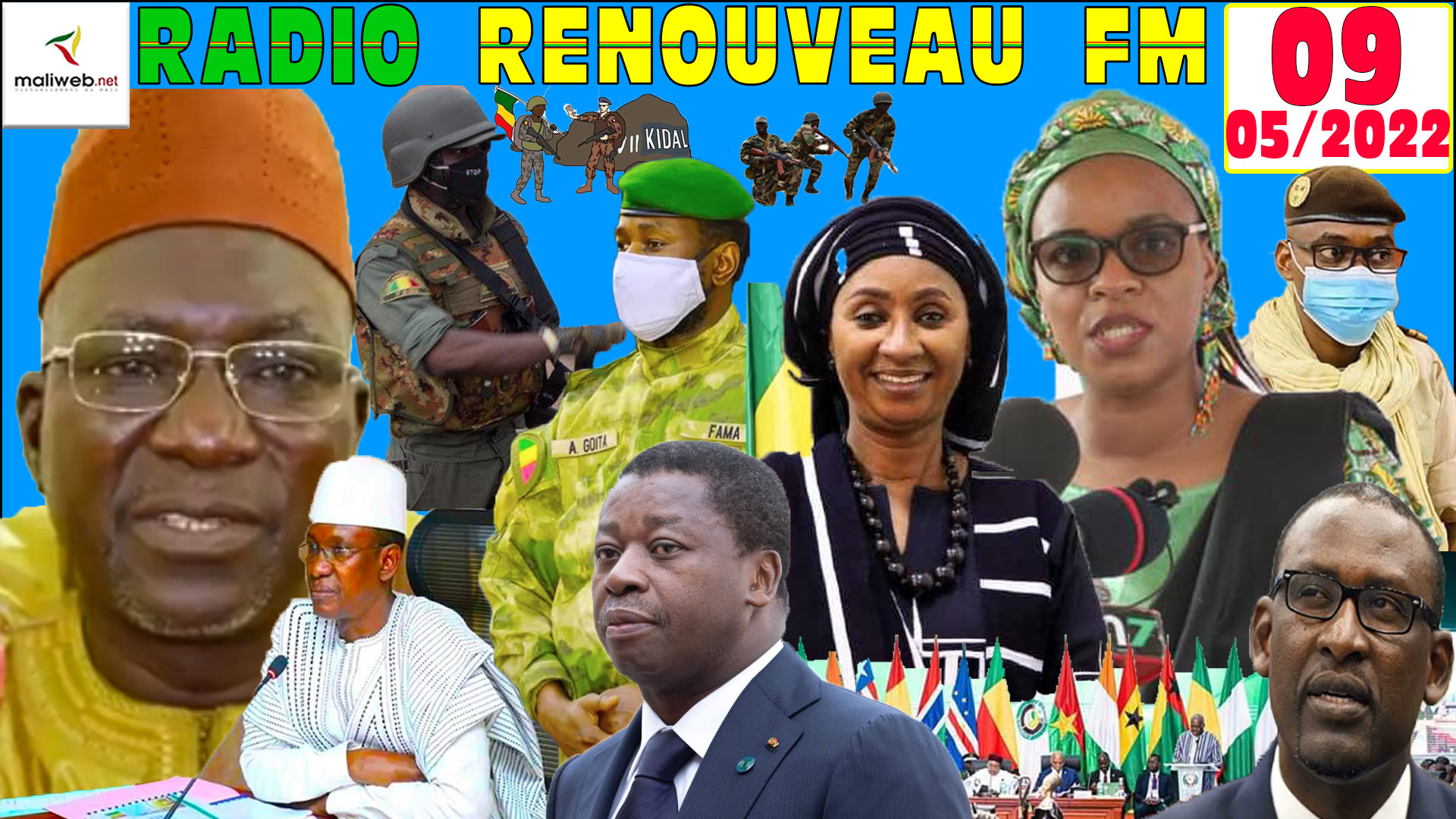 La Revue de Presse de la RADIO RENOUVEAU FM du 09 MAI 2022