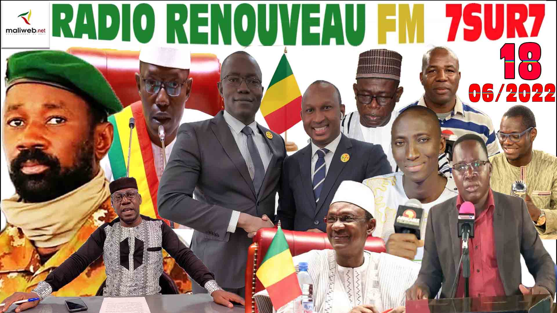 Emission 7SUR7 de la RADIO RENOUVEAU FM du 18 JUIN 2022