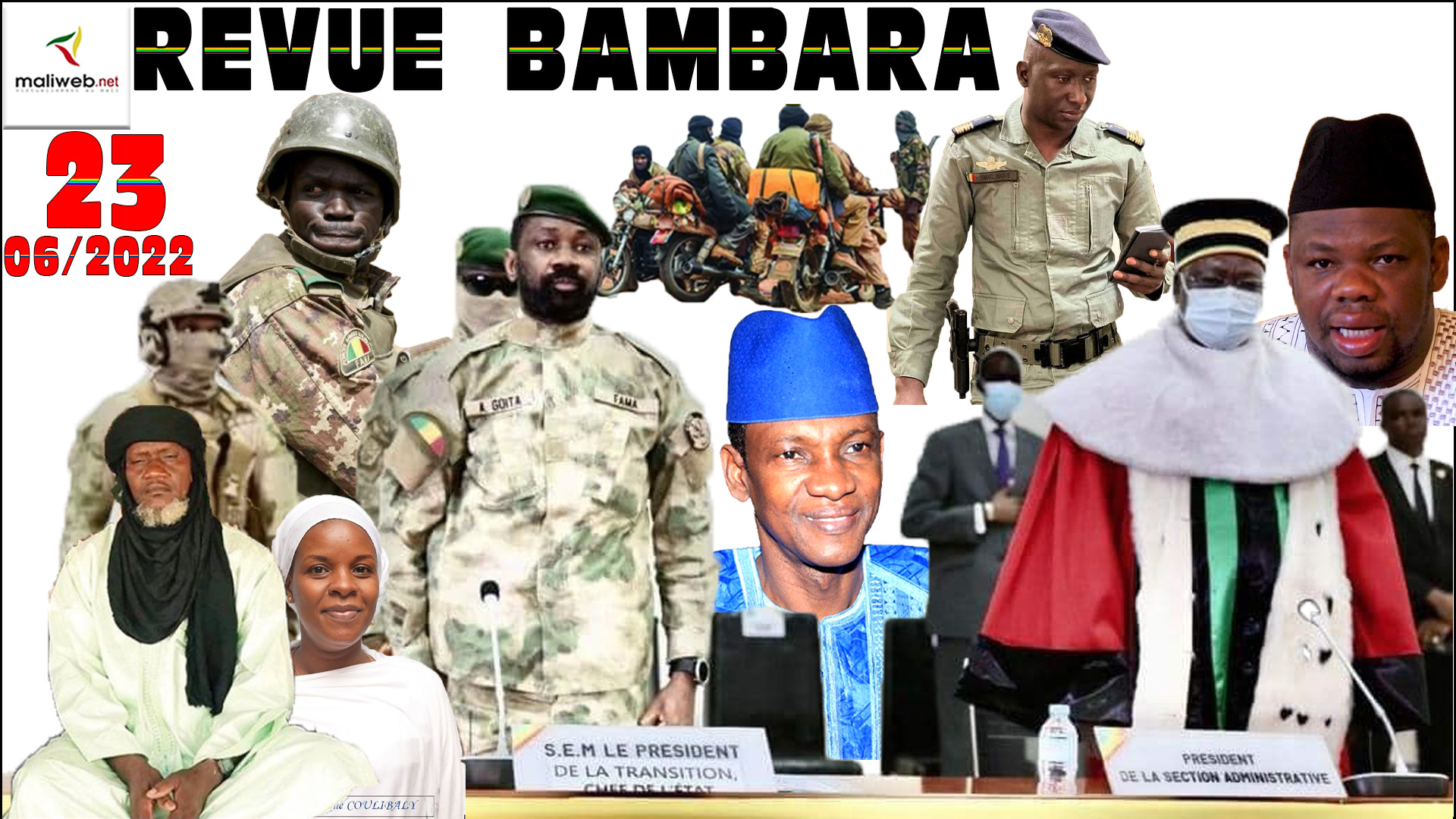 La Revue de Presse en Bambara du 24 JUIN 2022