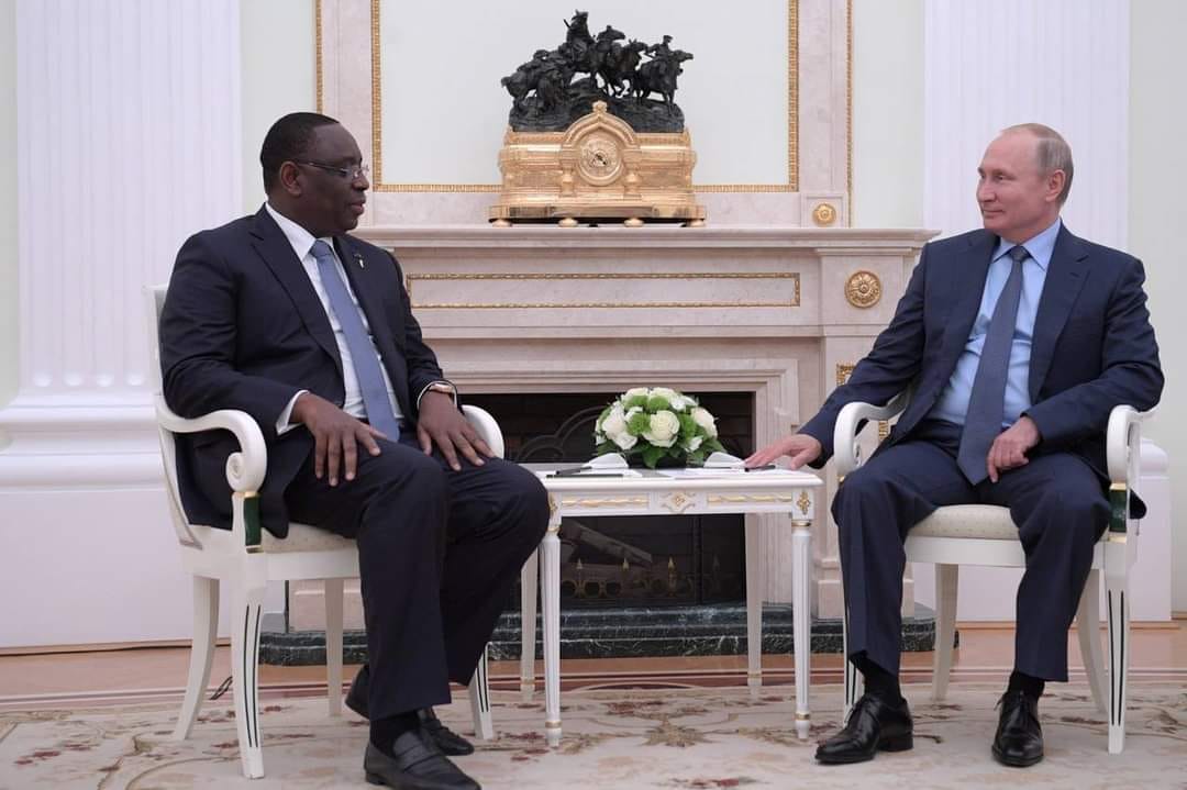 L’Afrique est "victime" du conflit en Ukraine, affirme Macky Sall à Poutine