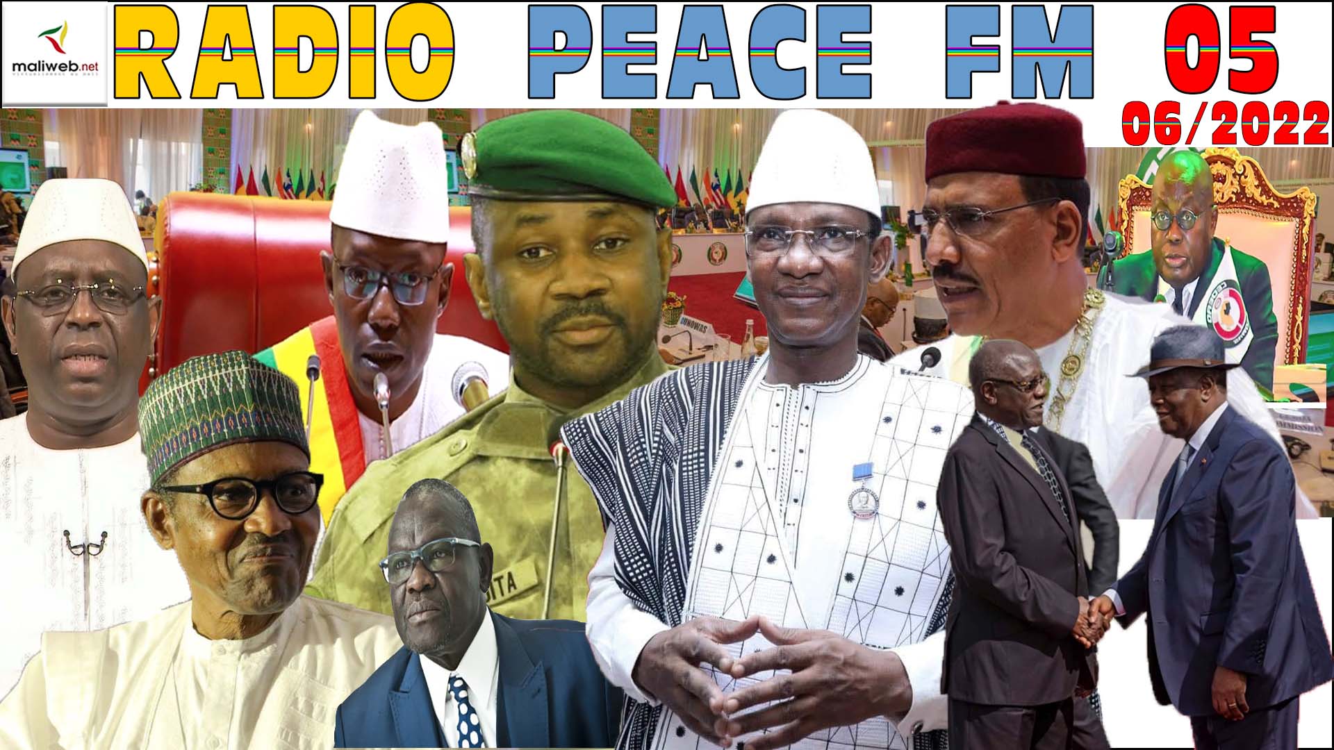 La Revue de Presse de la RADIO PEACE FM du 06 JUIN 2022