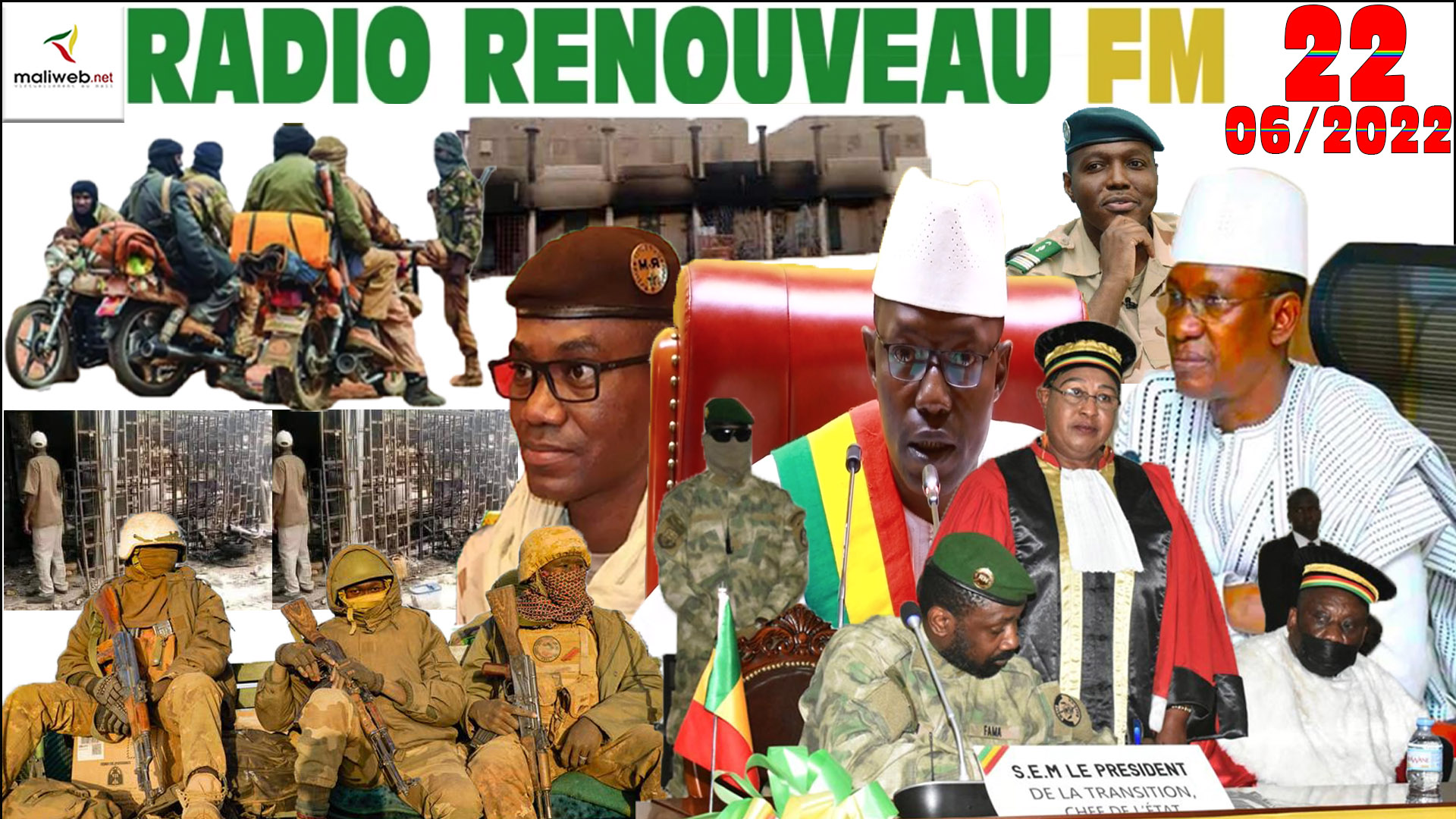 La Revue de Presse de la RADIO RENOUVEAU FM du 21 JUIN 2022