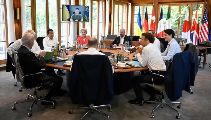Zelensky exhorte le G7 à “faire le maximum” pour mettre fin à la guerre d'ici fin 2022