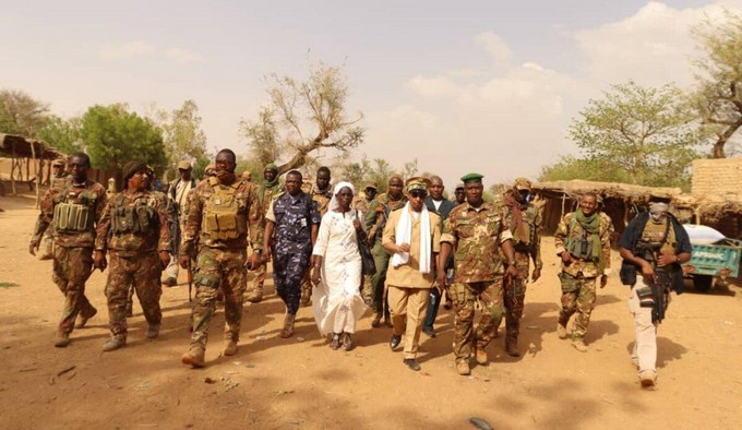 Une délégation conjointe Gouvernement/Minusma se rend à Diallassagou