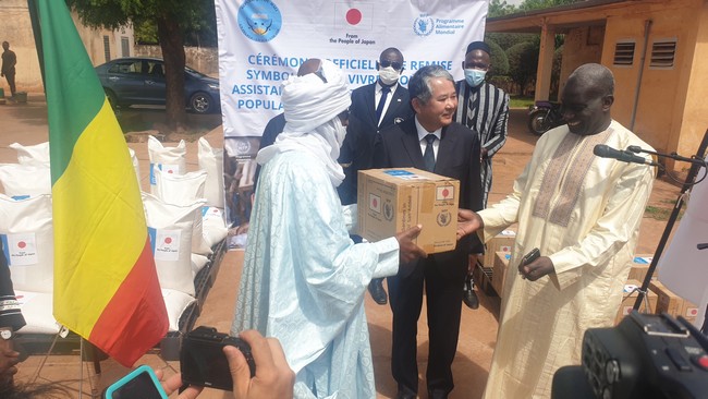 Insécurité alimentaire au Mali :  Le Japon offre un milliard de F CFA