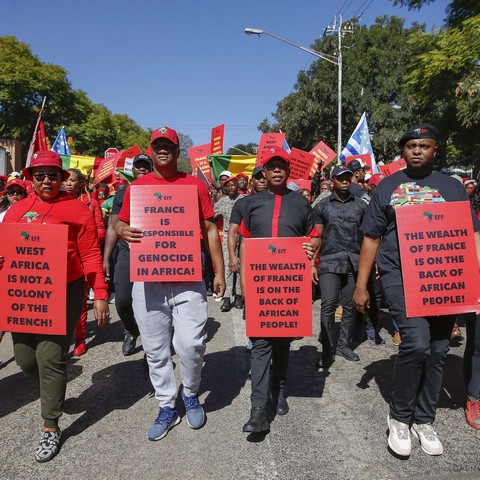 manif Afrique Sud