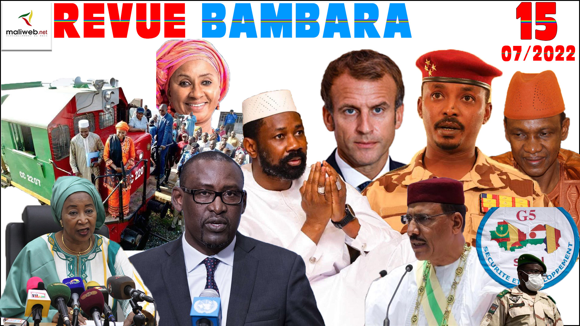 La Revue de Presse en Bambara du 15 JUILLET 2022