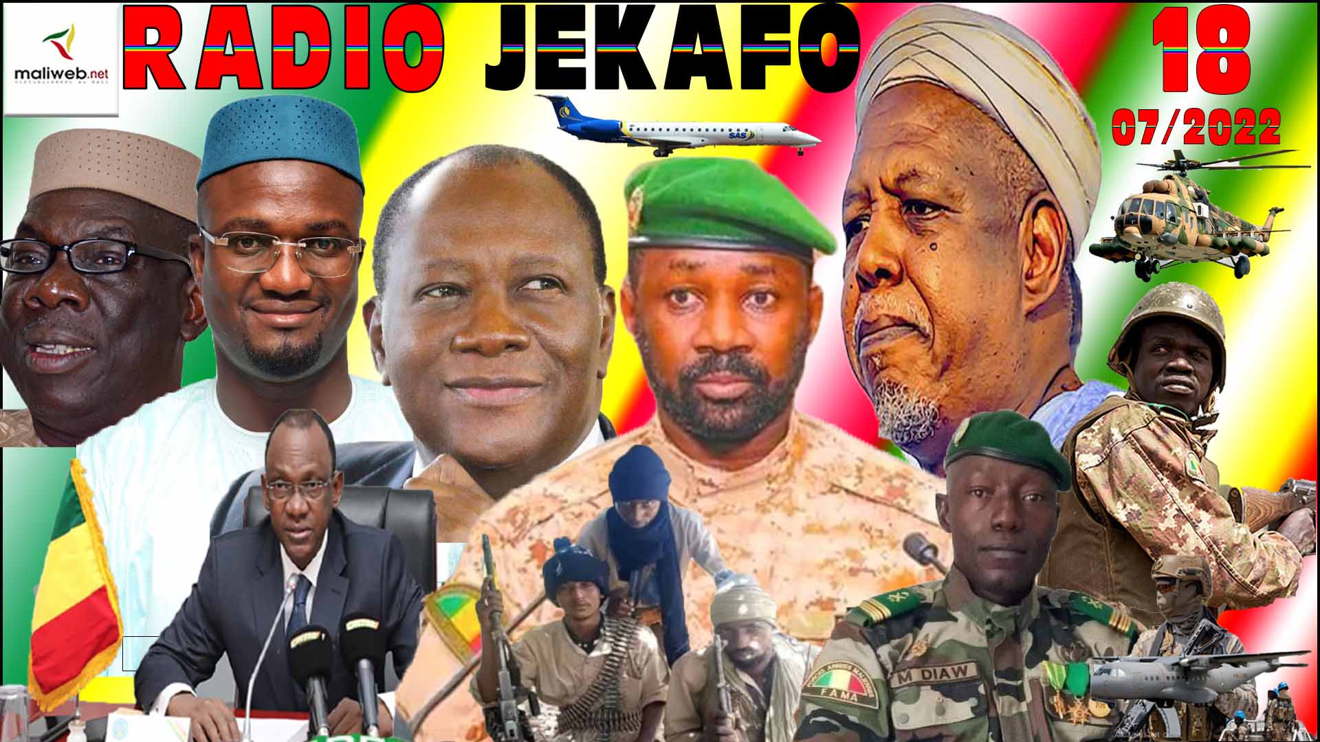 La Revue de Presse de la RADIO JEKAFO du 18 JUILLET 2022