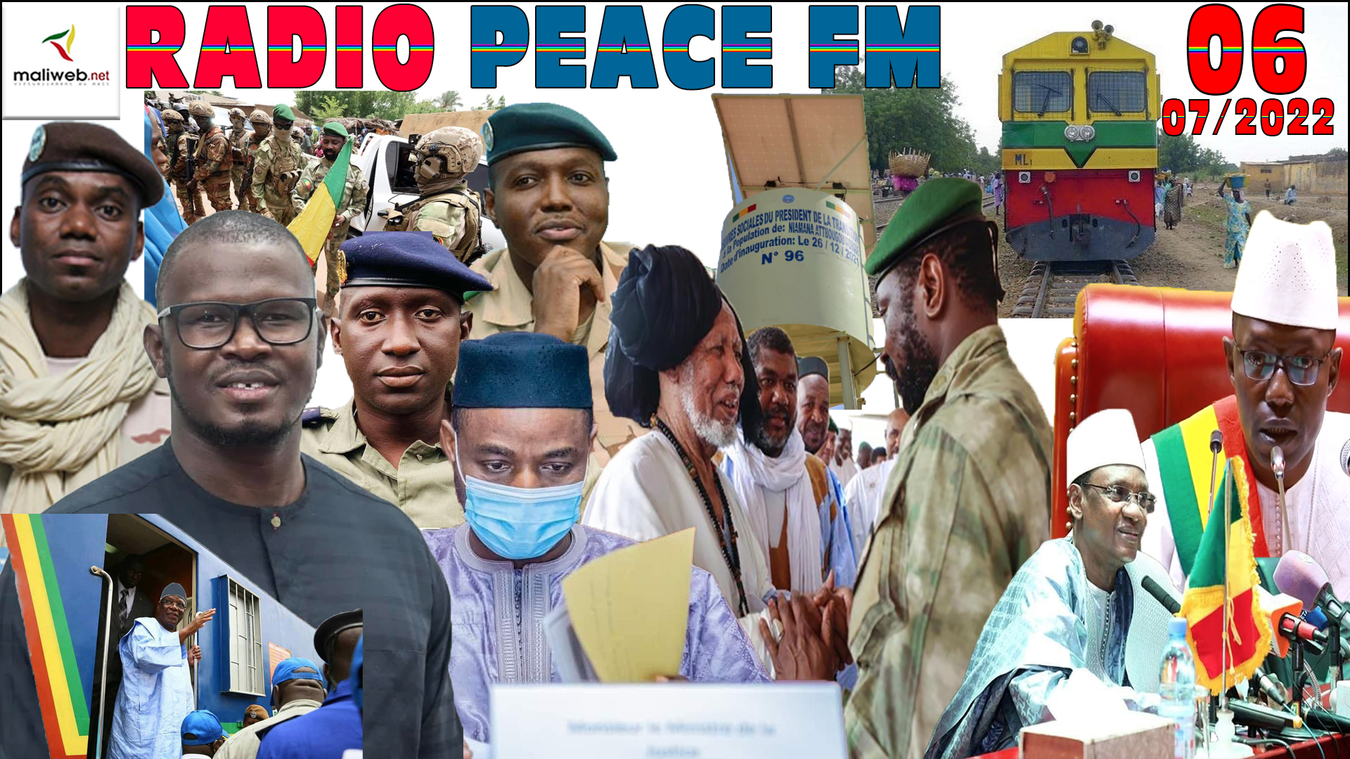 La Revue de Presse de la RADIO PEACE FM du 07 JUILLET 2022