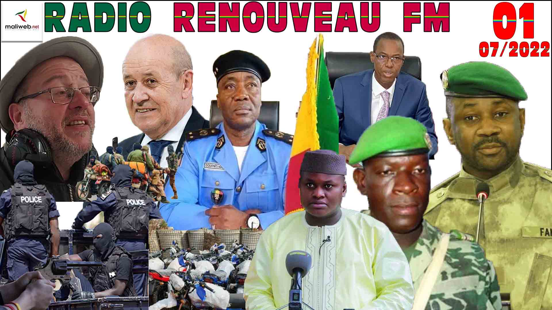 La Revue de Presse de la RADIO RENOUVEAU FM du 01 JUILLET 2022