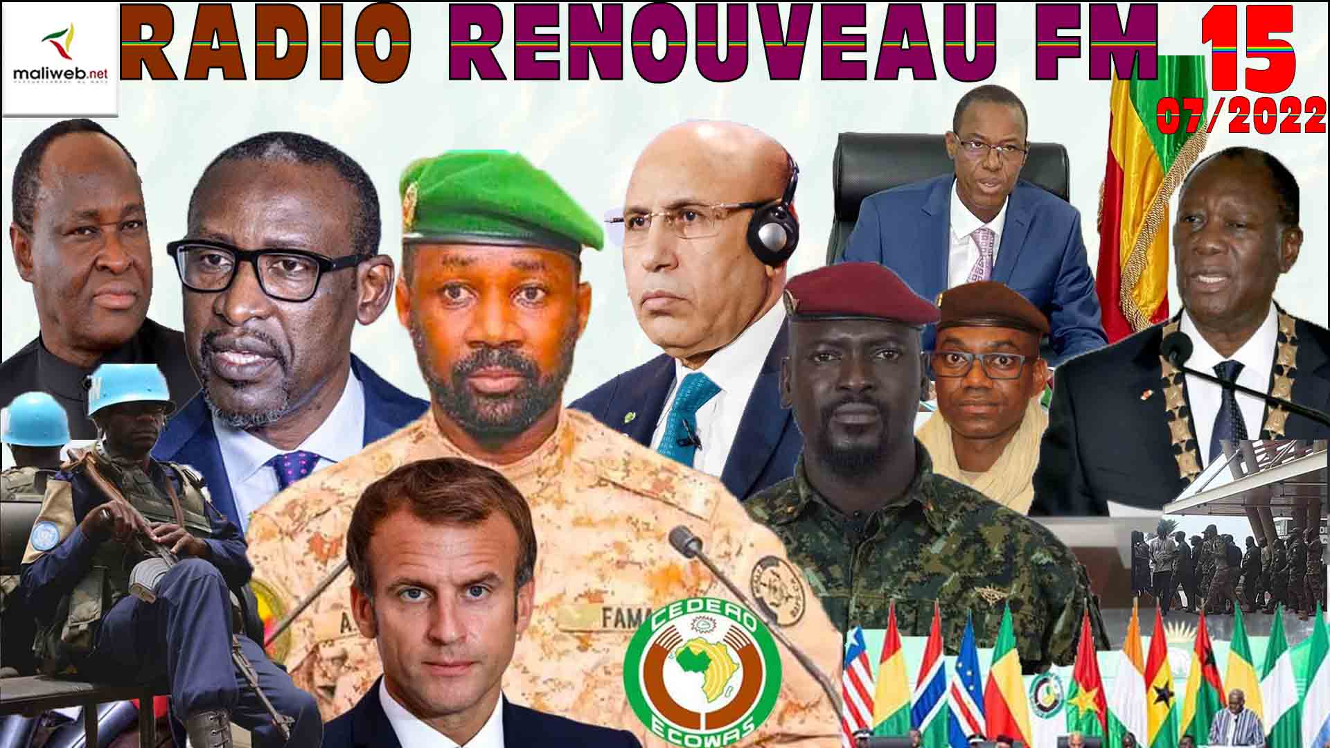 La Revue de Presse de la RADIO RENOUVEAU FM du 15 JUILLET 2022