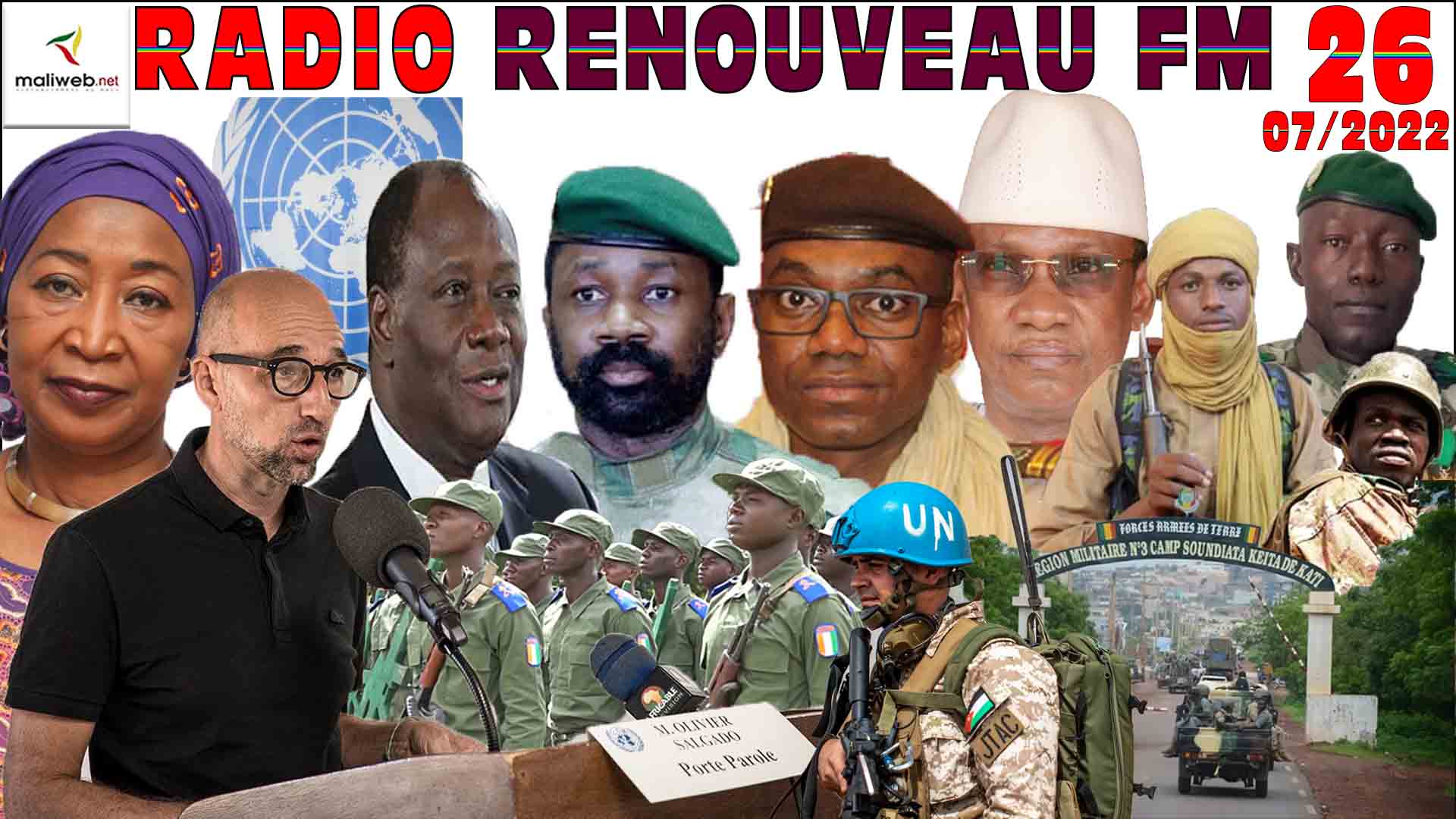 La Revue de Presse de la RADIO RENOUVEAU FM du 26 JUILLET 2022