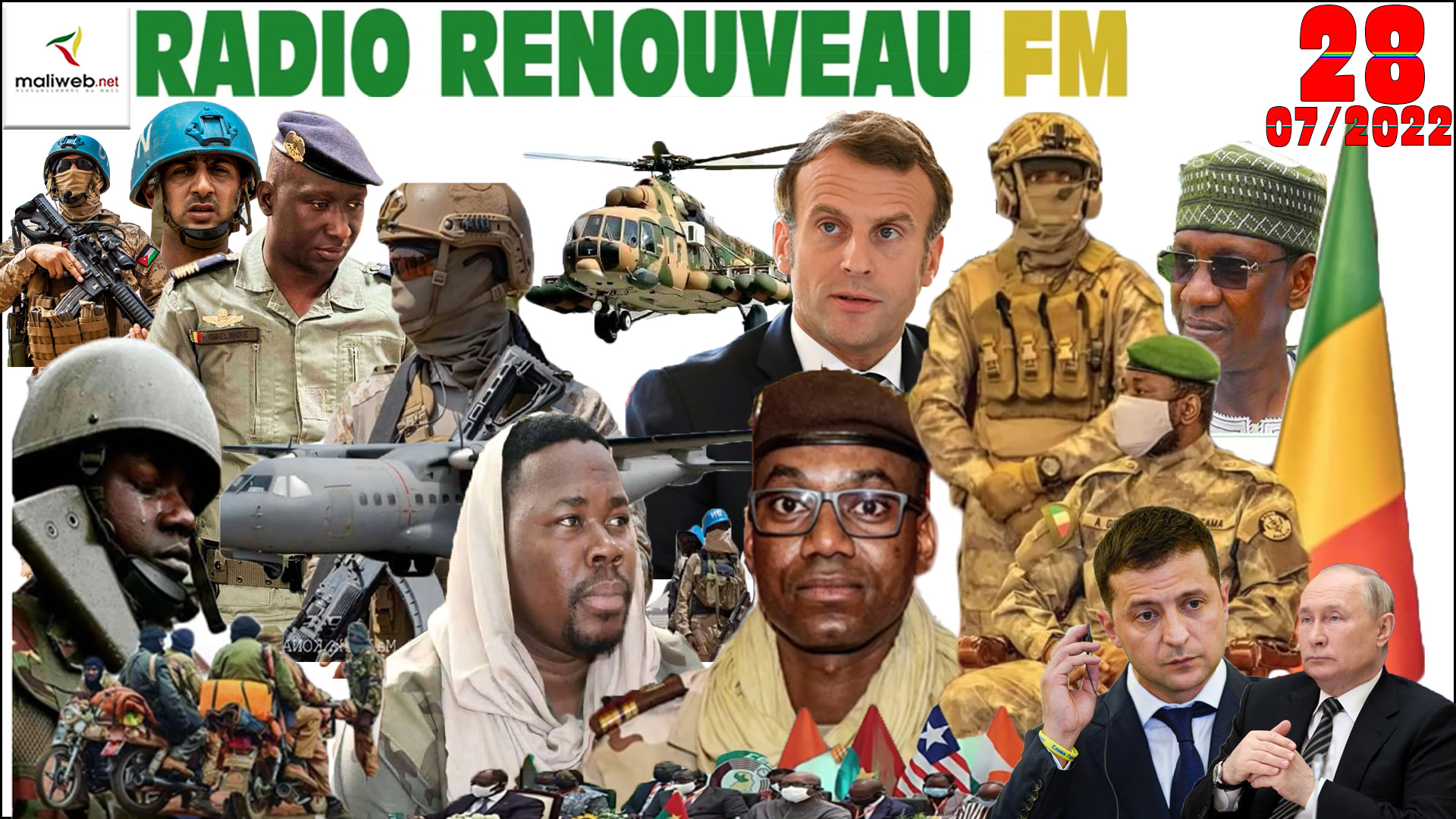 La Revue de Presse de la RADIO RENOUVEAU FM du 28 JUILLET 2022